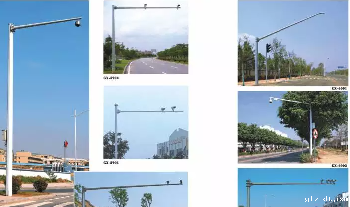 电子警察监控杆